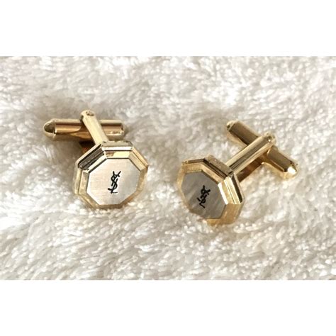 Yves Saint Laurent Cufflinks .